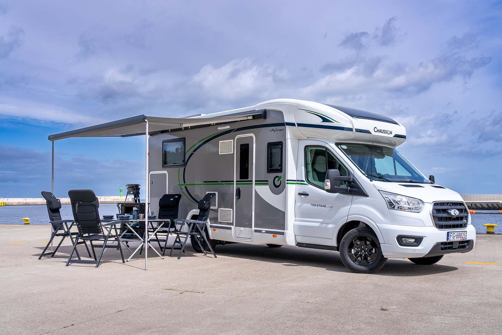 2025 Ford Chausson 788 Etape Line Motorhome Rental Poland - at Regenwalde · powiat łobeski from €196 / day (850 zł) - Picture 1